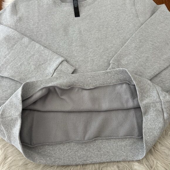 Lululemon Steady State Crew Sweatshirt Mens Medium Gray Fleece Lined Relaxed NWT - Picture 6 of 10